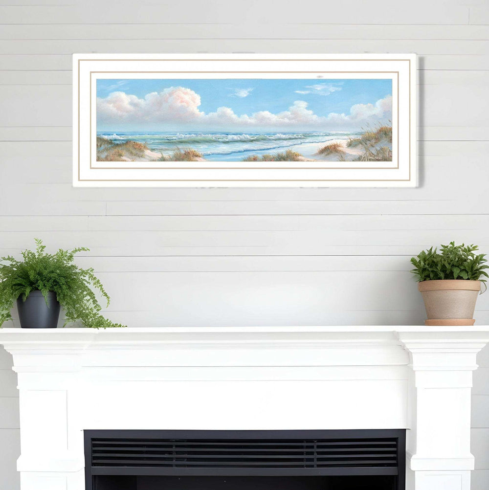 Seascape I 1 White Framed Print Wall Art - Homeroots - Flyclothing LLC