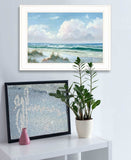Beach 7 White Framed Print Wall Art - Homeroots - Flyclothing LLC