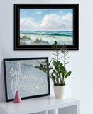 Beach 8 Black Framed Print Wall Art - Homeroots - Flyclothing LLC