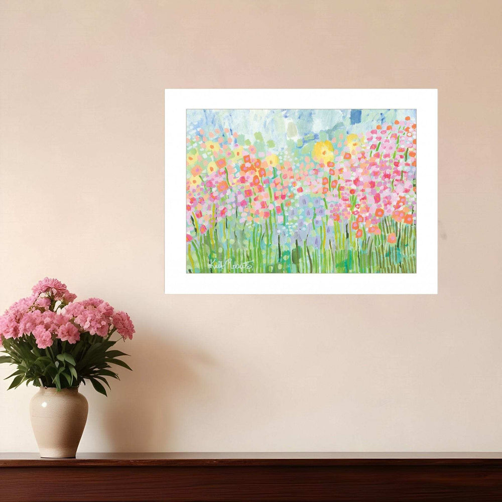 Growing Things No 4 White Framed Print Wall Art - Homeroots - Flyclothing LLC