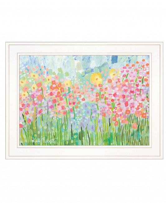 Growing Things NO 4 White Framed Print Wall Art - Homeroots - Flyclothing LLC