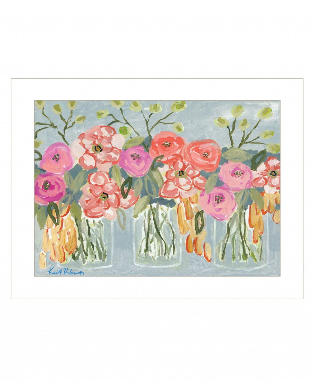 Threes a Charm 1 White Framed Print Wall Art - Homeroots - Flyclothing LLC