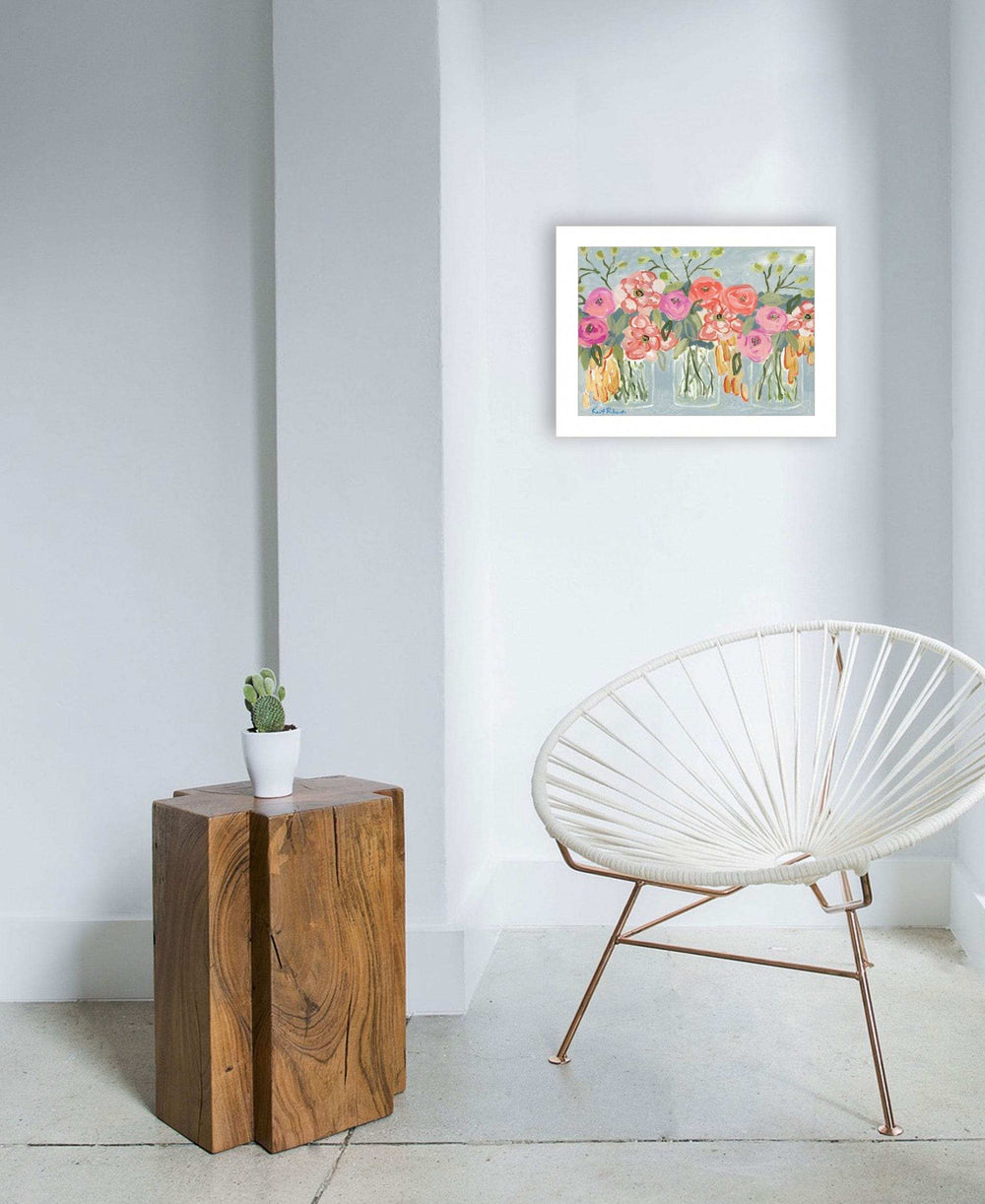 Threes a Charm 1 White Framed Print Wall Art - Homeroots - Flyclothing LLC