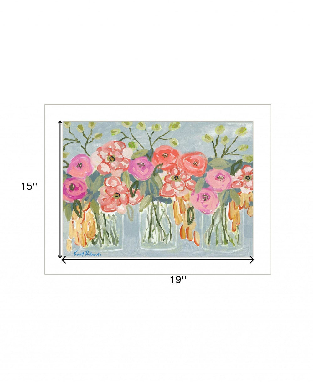 Threes a Charm 1 White Framed Print Wall Art - Homeroots - Flyclothing LLC