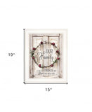 Our Family 1 White Framed Print Wall Art - Homeroots - Flyclothing LLC