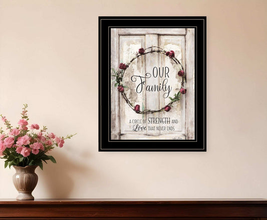 Our Family 2 Black Framed Print Wall Art - Homeroots - Flyclothing LLC