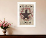 No Place Like Home Wreath 1 White Framed Print Wall Art - Homeroots - Flyclothing LLC