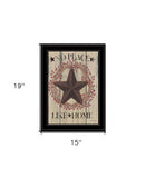 No Place Like Home Wreath 2 Black Framed Print Wall Art - Homeroots - Flyclothing LLC