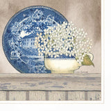 Farmhouse Blues I 3 White Framed Print Wall Art - Homeroots - Flyclothing LLC