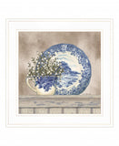 Farmhouse Blues II 2 White Framed Print Wall Art - Homeroots - Flyclothing LLC