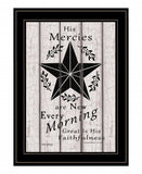 His Mercies are New Every Morning 3 Black Framed Print Wall Art - Homeroots - Flyclothing LLC