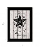 His Mercies are New Every Morning 3 Black Framed Print Wall Art - Homeroots - Flyclothing LLC