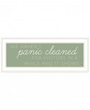 Panic Cleaned 1 White Framed Print Wall Art - Homeroots - Flyclothing LLC