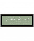 Panic Cleaned 2 Black Framed Print Wall Art - Homeroots - Flyclothing LLC