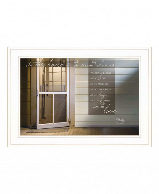 Second Chances 1 White Framed Print Wall Art - Homeroots - Flyclothing LLC