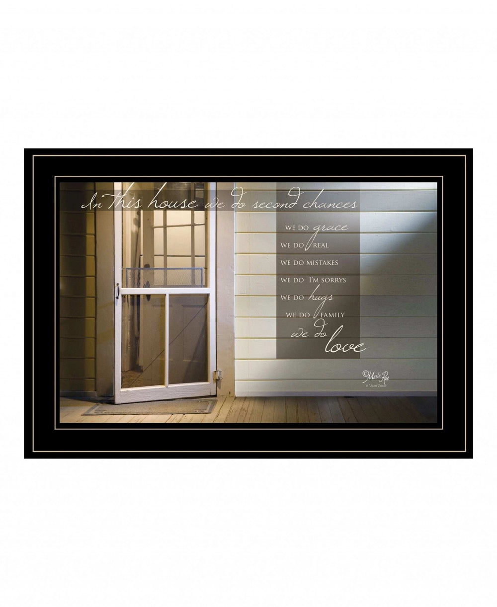 Second Chances 3 Black Framed Print Wall Art - Homeroots - Flyclothing LLC