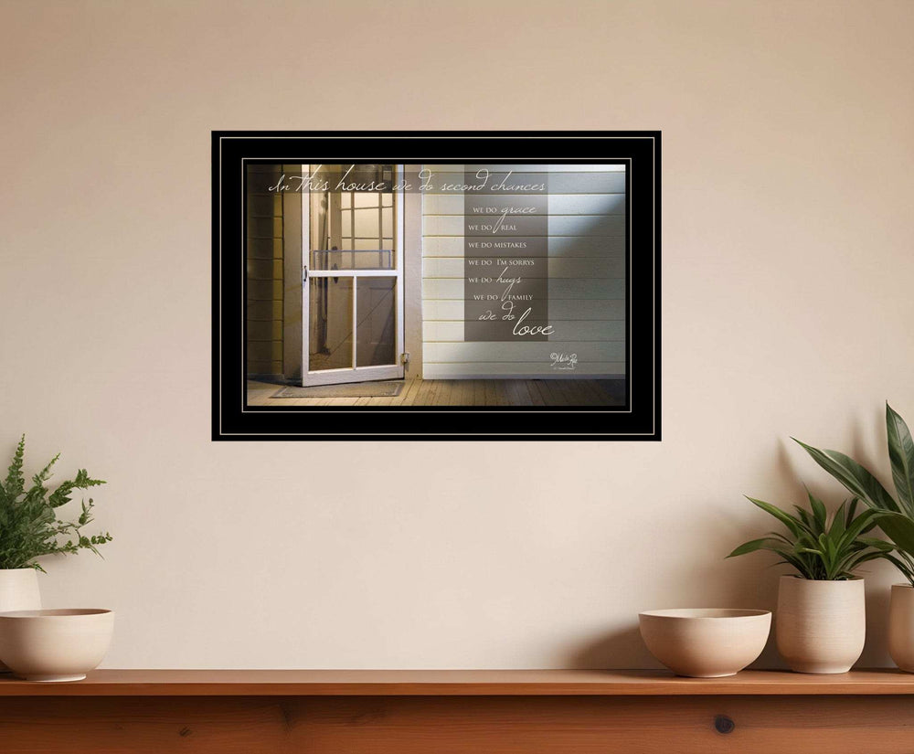 Second Chances 3 Black Framed Print Wall Art - Homeroots - Flyclothing LLC