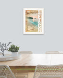 Beach Memories 1 White Framed Print Wall Art - Homeroots - Flyclothing LLC