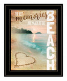 Beach Memories 2 Black Framed Print Wall Art - Homeroots - Flyclothing LLC