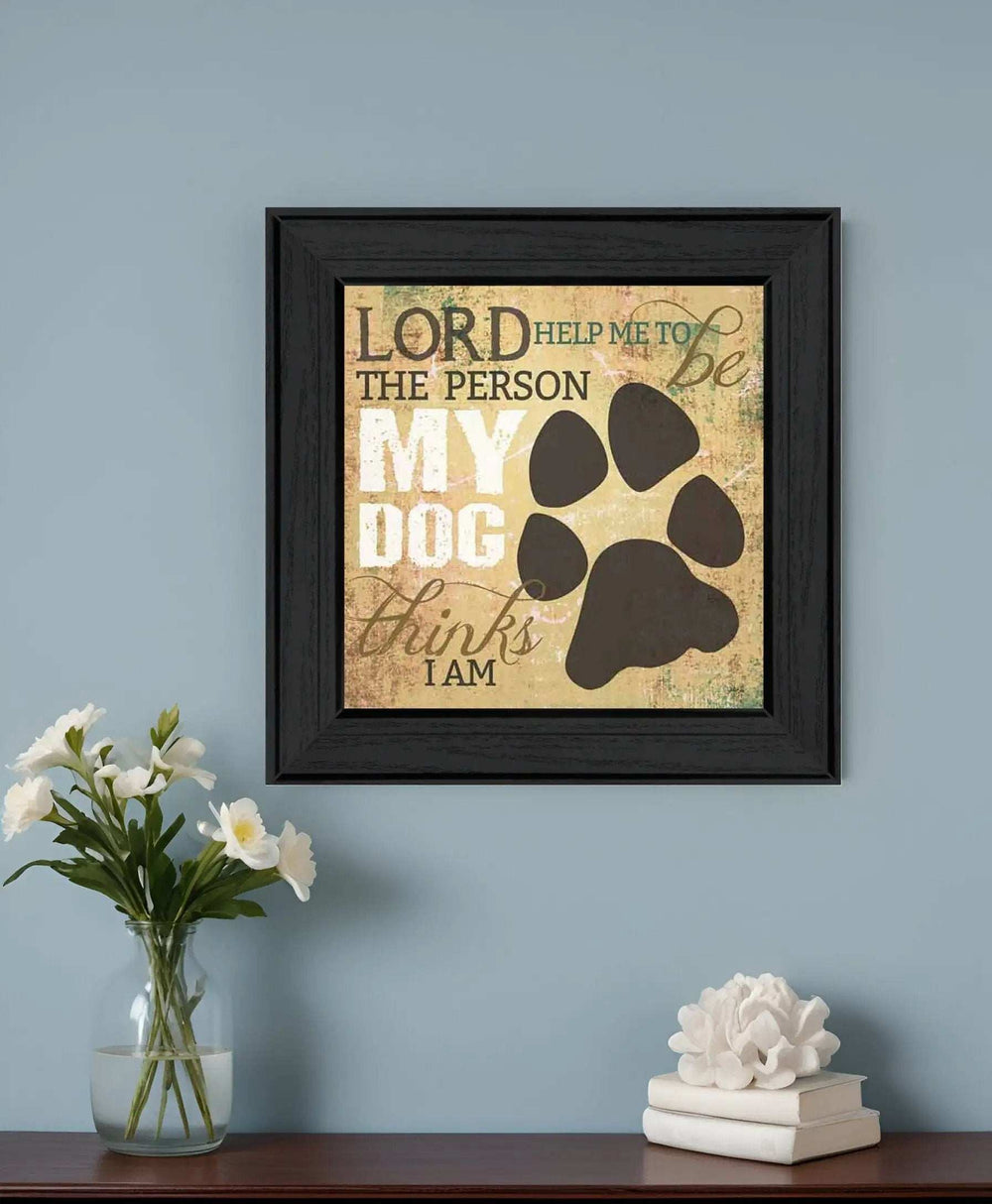 My Dog 2 Black Framed Print Wall Art - Homeroots - Flyclothing LLC