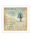 In Our Home 3 White Framed Print Wall Art - Homeroots - Flyclothing LLC