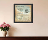 In Our Home 4 Black Framed Print Wall Art - Homeroots - Flyclothing LLC