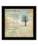 In Our Home 5 Black Framed Print Wall Art - Homeroots - Flyclothing LLC