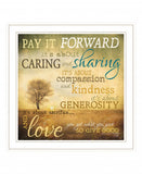 Meaning of Pay it Forward 1 White Framed Print Wall Art - Homeroots - Flyclothing LLC