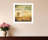 Meaning of Pay it Forward 1 White Framed Print Wall Art - Homeroots - Flyclothing LLC