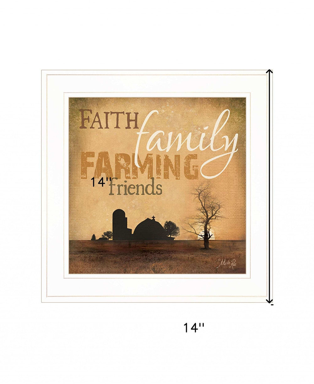 Farming 1 White Framed Print Wall Art - Homeroots - Flyclothing LLC