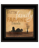 Farming 3 Black Framed Print Wall Art - Homeroots - Flyclothing LLC
