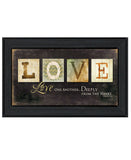 Love One Another 2 Black Framed Print Wall Art - Homeroots - Flyclothing LLC
