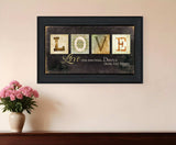 Love One Another 2 Black Framed Print Wall Art - Homeroots - Flyclothing LLC
