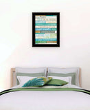 Live in the Present 3 Black Framed Print Wall Art - Homeroots - Flyclothing LLC