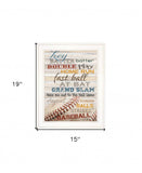 Hey Batter Batter 1 White Framed Print Wall Art - Homeroots - Flyclothing LLC
