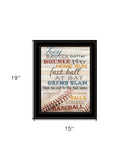 Hey Batter Batter 2 Black Framed Print Wall Art - Homeroots - Flyclothing LLC