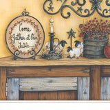Come Gather at Our Table 3 White Framed Print Wall Art - Homeroots - Flyclothing LLC