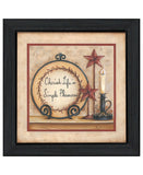 Simple Pleasures 5 Black Framed Print Wall Art - Homeroots - Flyclothing LLC