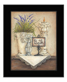 Bath 3 Black Framed Print Bathroom Wall Art - Homeroots - Flyclothing LLC