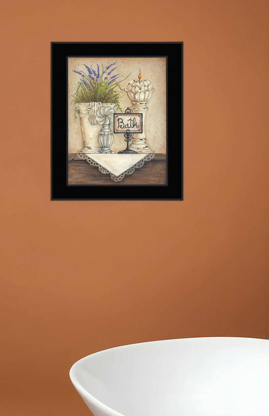 Bath 3 Black Framed Print Bathroom Wall Art - Homeroots - Flyclothing LLC