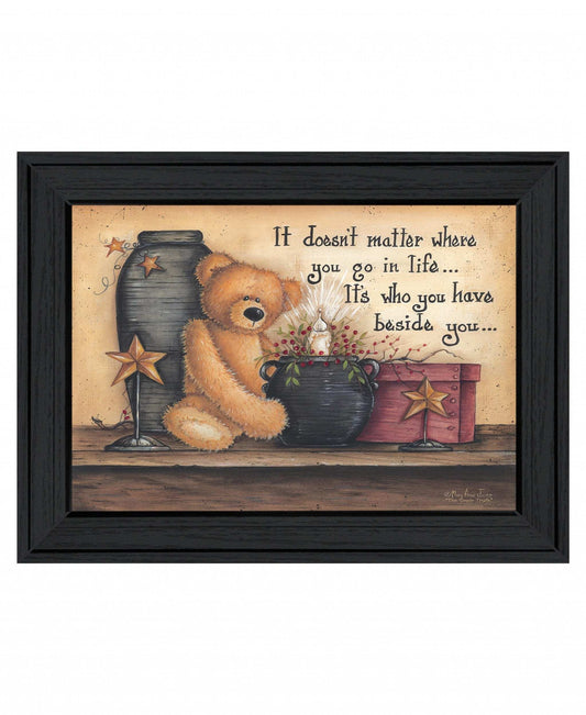 The Simple Truth 1 Black Framed Print Wall Art - Homeroots - Flyclothing LLC