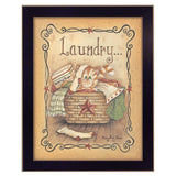 Laundry 2 Black Framed Print Bathroom Wall Art - Homeroots - Flyclothing LLC