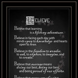 Believe 2 Black Framed Print Wall Art - Homeroots - Flyclothing LLC