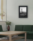 Perseverance Grayscale 1 Black Framed Print Wall Art - Homeroots - Flyclothing LLC