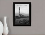 Perseverance Grayscale 2 Black Framed Print Wall Art - Homeroots - Flyclothing LLC