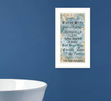 Paris Bath 1 White Framed Print Bathroom Wall Art - Homeroots - Flyclothing LLC