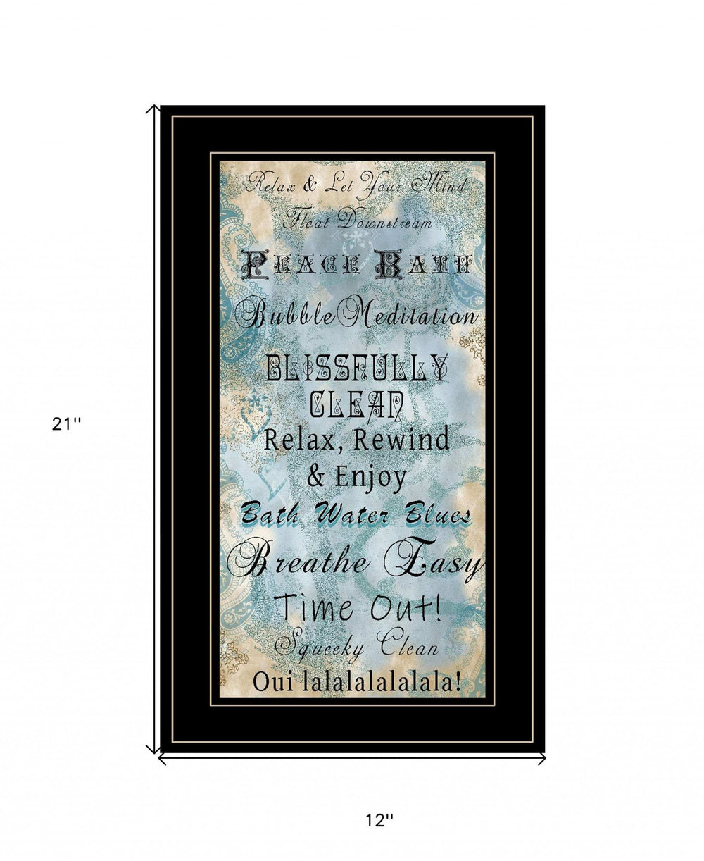 Paris Bath 2 Black Framed Print Bathroom Wall Art - Homeroots - Flyclothing LLC