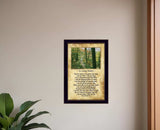 In Loving Memory Forest Black Framed Print Wall Art - Homeroots - Flyclothing LLC