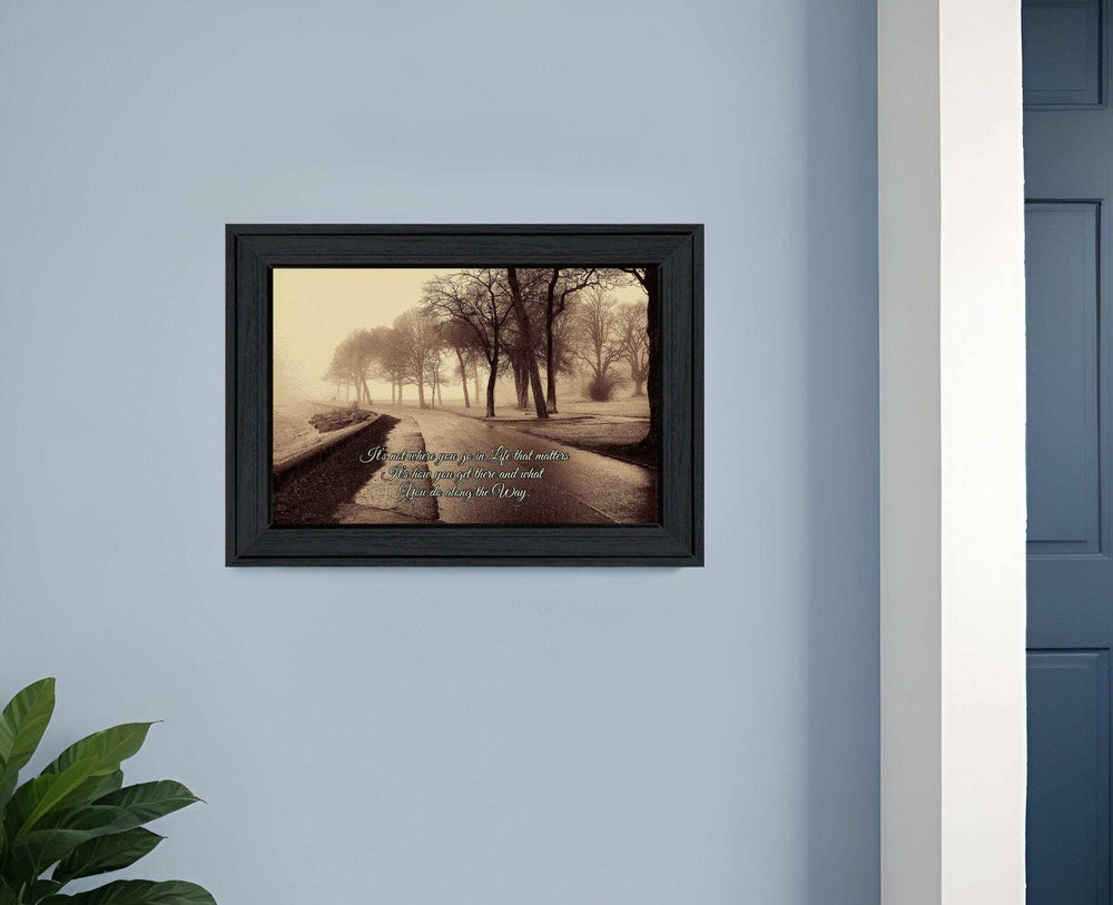 What Really Matters Black Framed Print Wall Art - Homeroots - Flyclothing LLC