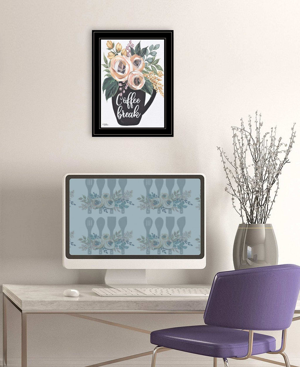 Coffee Break 2 Black Framed Print Kitchen Wall Art - Homeroots - Flyclothing LLC